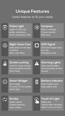 Amazing Flashlight android App screenshot 1